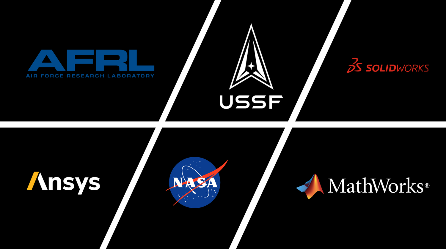 Origami Space affiliations: AFRL, US Space Force, NASA, Ansys, SOLIDWORKS and MathWorks